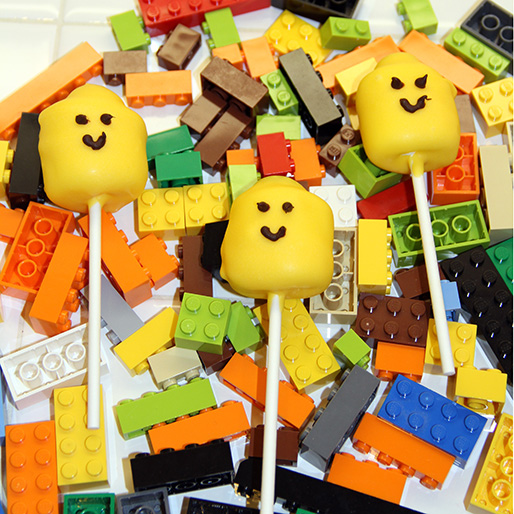 Lego Marshmallow Pops
